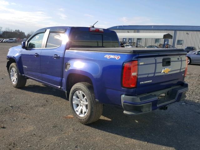 1GCGTCE3XG1307710 - 2016 CHEVROLET COLORADO L BLUE photo 3