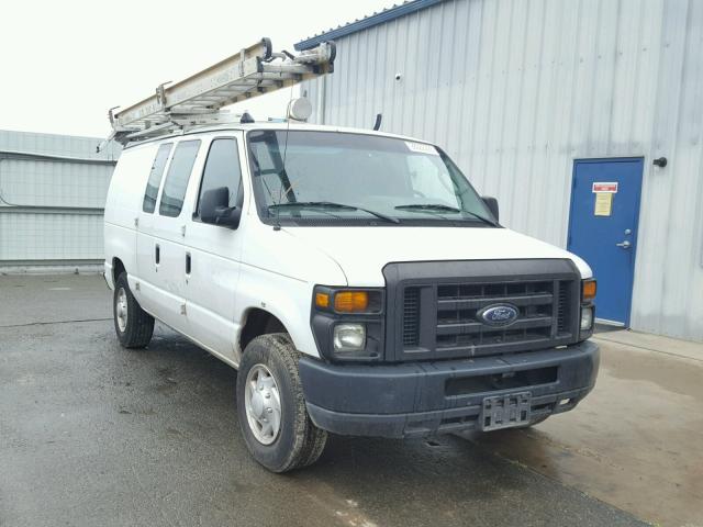 1FTNE24L59DA72681 - 2009 FORD ECONOLINE WHITE photo 1