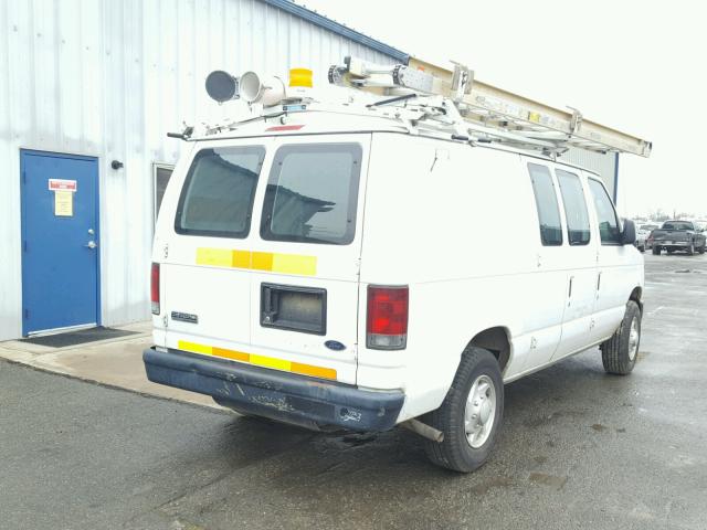 1FTNE24L59DA72681 - 2009 FORD ECONOLINE WHITE photo 4