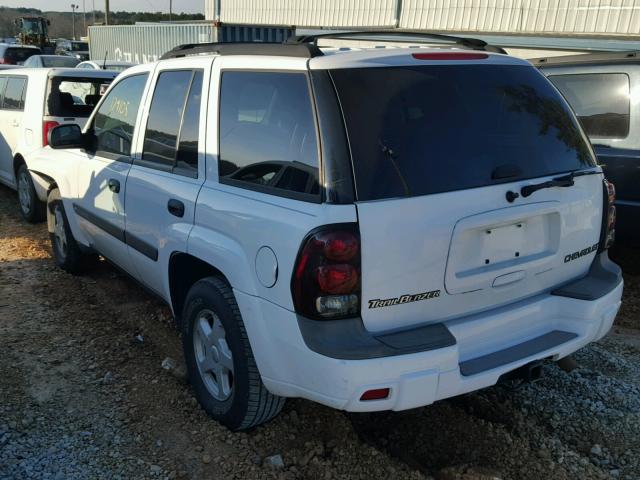 1GNDS13S732291059 - 2003 CHEVROLET TRAILBLAZE WHITE photo 3