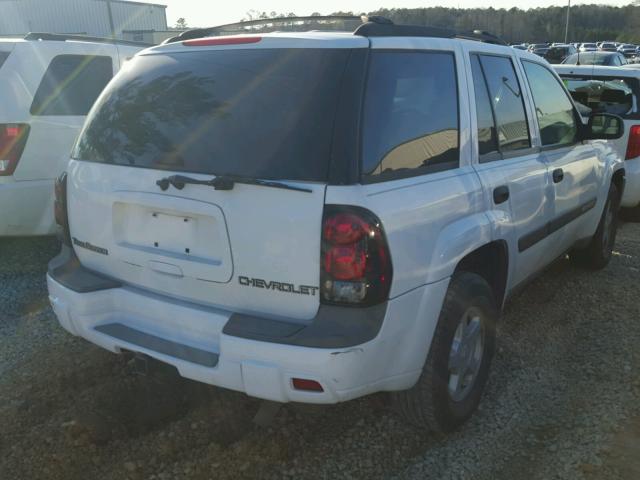 1GNDS13S732291059 - 2003 CHEVROLET TRAILBLAZE WHITE photo 4