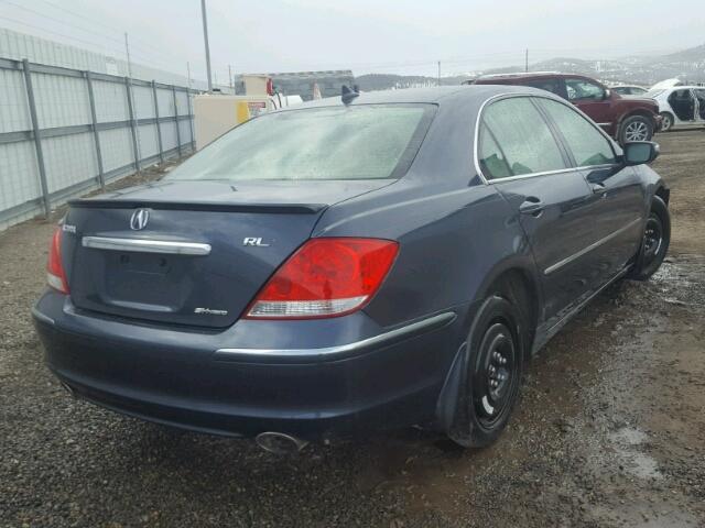 JH4KB16536C001743 - 2006 ACURA RL BLUE photo 4