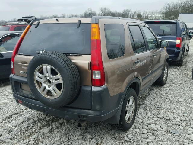 JHLRD78873C040158 - 2003 HONDA CR-V EX GOLD photo 4