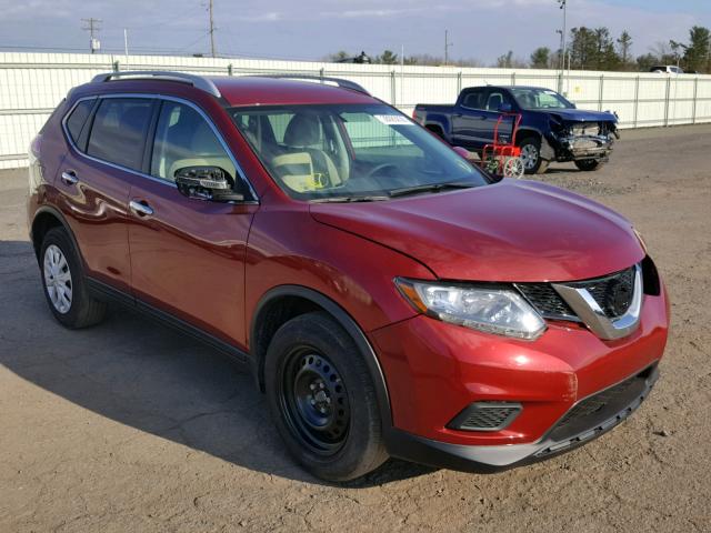 5N1AT2MM0GC804193 - 2016 NISSAN ROGUE S RED photo 1