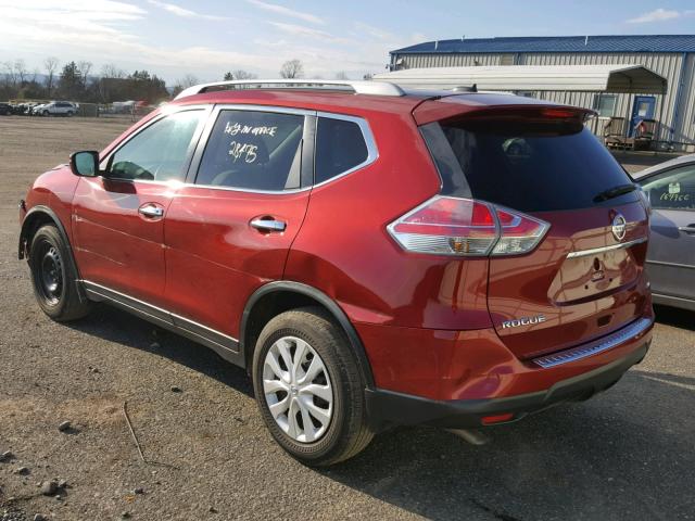 5N1AT2MM0GC804193 - 2016 NISSAN ROGUE S RED photo 3