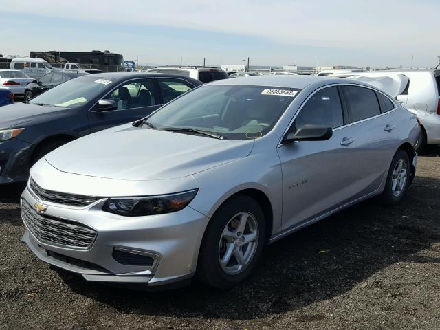 1G1ZB5ST9GF197742 - 2016 CHEVROLET MALIBU LS ვერცხლისფერი ფოტო 2