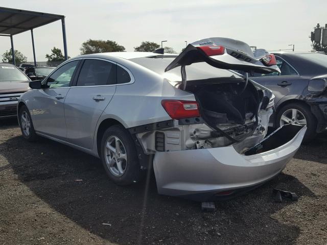 1G1ZB5ST9GF197742 - 2016 CHEVROLET MALIBU LS ვერცხლისფერი ფოტო 3