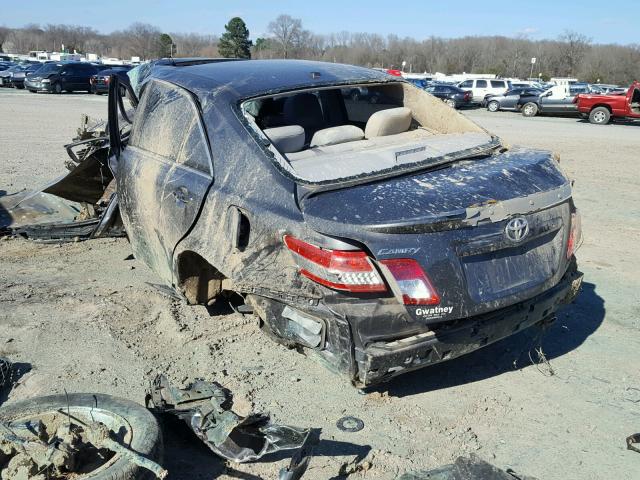 4T1BK3EK0AU598398 - 2010 TOYOTA CAMRY SE GRAY photo 3