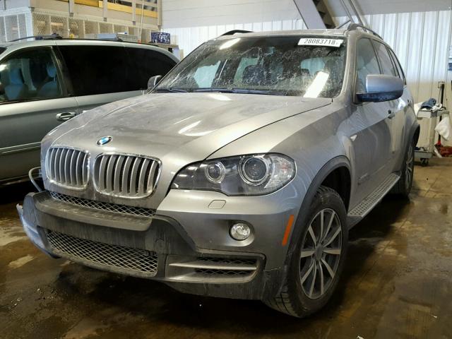 5UXFE83589L171591 - 2009 BMW X5 XDRIVE4 GRAY photo 2