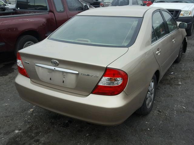 JTDBE32K330239475 - 2003 TOYOTA CAMRY LE BROWN photo 4