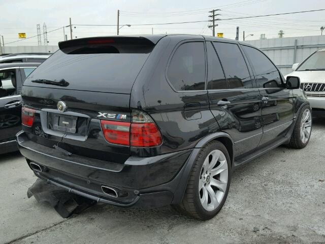 5UXFA93546LE83844 - 2006 BMW X5 4.8IS BLACK photo 4