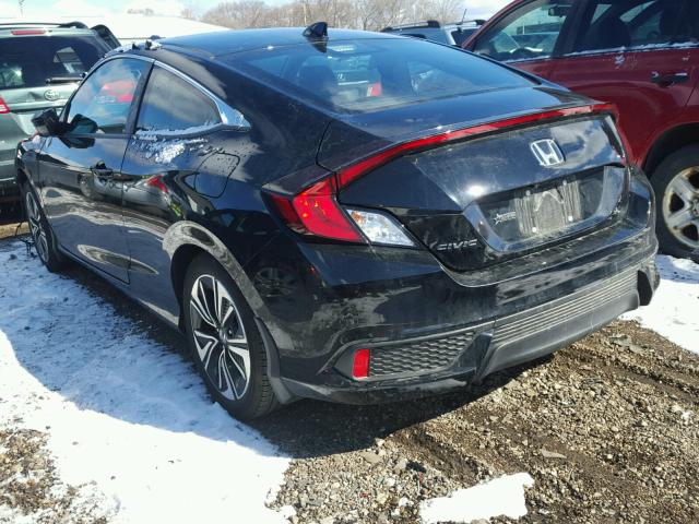 2HGFC3B31HH353964 - 2017 HONDA CIVIC EX BLACK photo 3