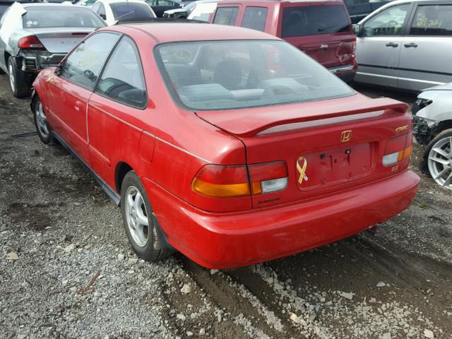 1HGEJ8243VL068981 - 1997 HONDA CIVIC EX RED photo 3