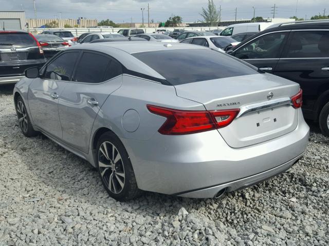 1N4AA6AP7HC367042 - 2017 NISSAN MAXIMA 3.5 SILVER photo 3