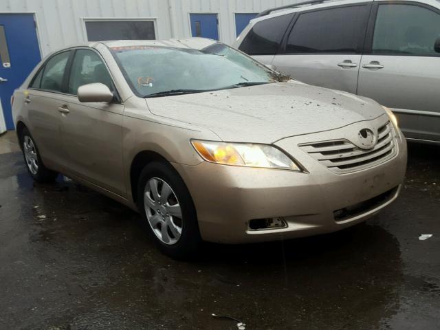 4T1BE46K27U637416 - 2007 TOYOTA CAMRY NEW GOLD photo 1