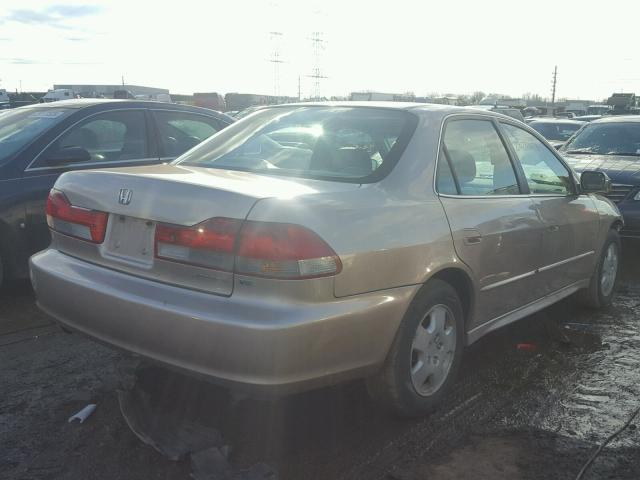 1HGCG165X2A041395 - 2002 HONDA ACCORD EX GOLD photo 4