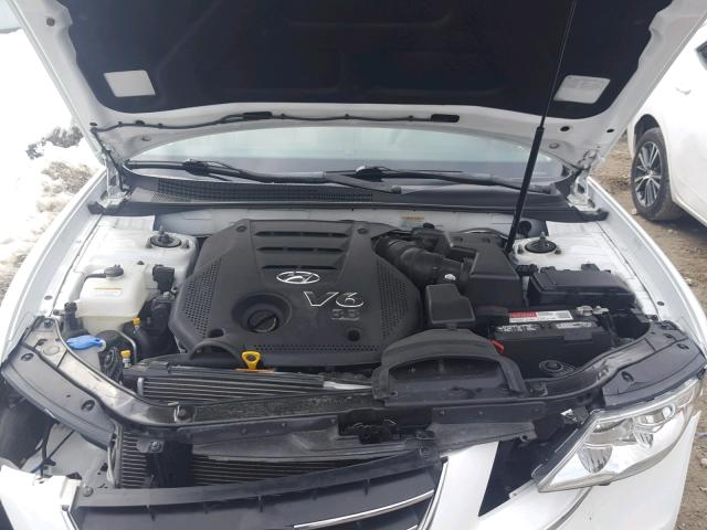 5NPEU46F69H433108 - 2009 HYUNDAI SONATA SE WHITE photo 7