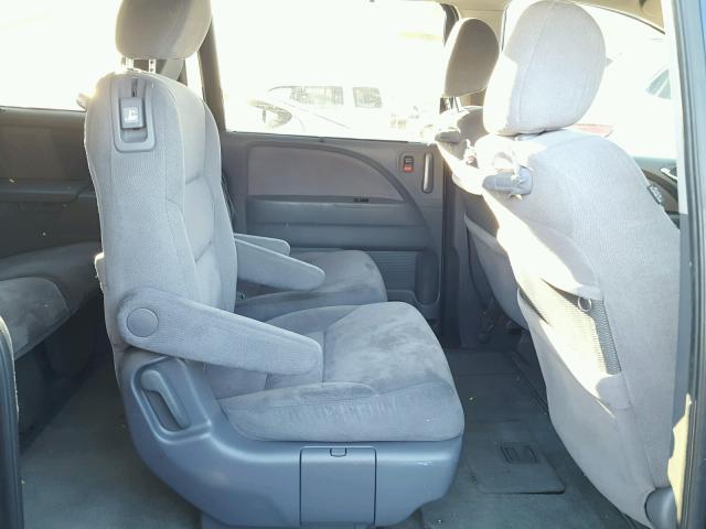 5FNRL38437B028555 - 2007 HONDA ODYSSEY EX BLUE photo 6