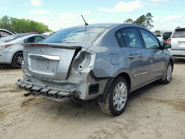 3N1AB6AP6BL730470 - 2011 NISSAN SENTRA 2.0 SILVER photo 4