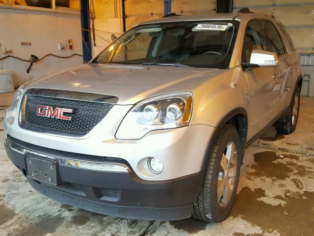 1GKLVMED9AJ260138 - 2010 GMC ACADIA SLT ვერცხლისფერი ფოტო 2