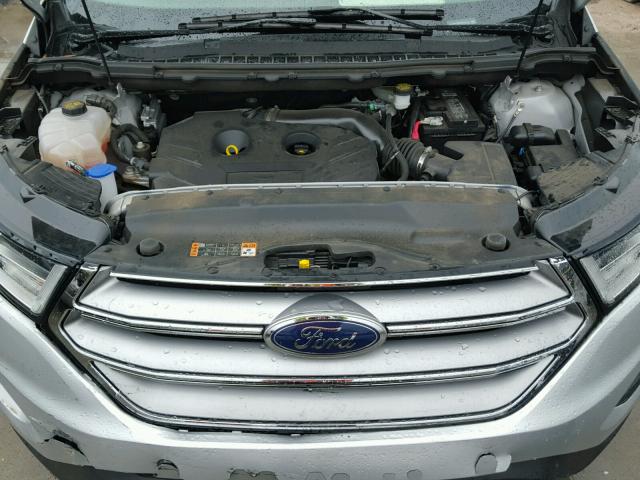 2FMPK4G95HBB94714 - 2017 FORD EDGE SE SILVER photo 7