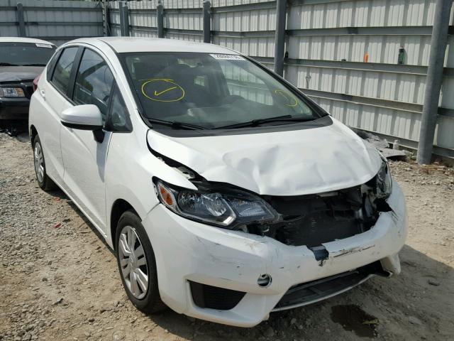 JHMGK5H51GS002651 - 2016 HONDA FIT LX WHITE photo 1