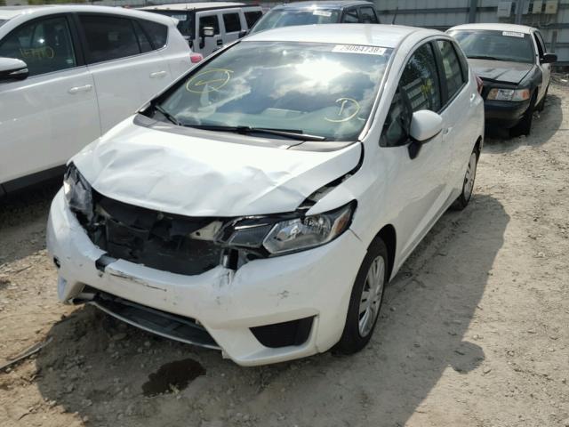 JHMGK5H51GS002651 - 2016 HONDA FIT LX أبيض صورة 2