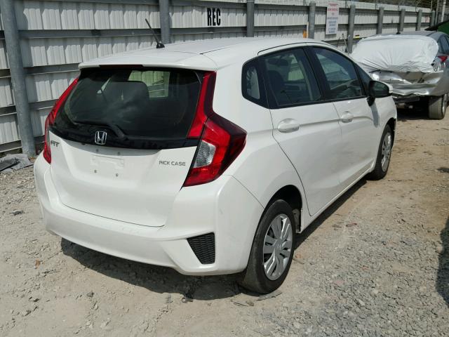 JHMGK5H51GS002651 - 2016 HONDA FIT LX أبيض صورة 4