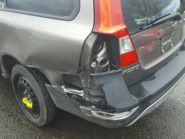 YV4BZ992191057528 - 2009 VOLVO XC70 T6 GRAY photo 9