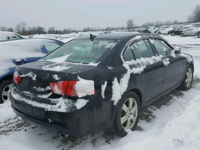 KNAGE224095308732 - 2009 KIA OPTIMA LX BLACK photo 4