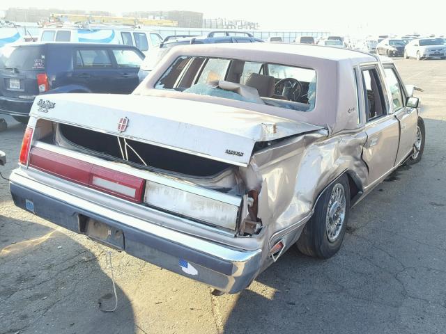 1LNBP96F3GY602841 - 1986 LINCOLN TOWN CAR BROWN photo 4