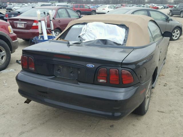 1FALP4447VF143695 - 1997 FORD MUSTANG BLACK photo 4