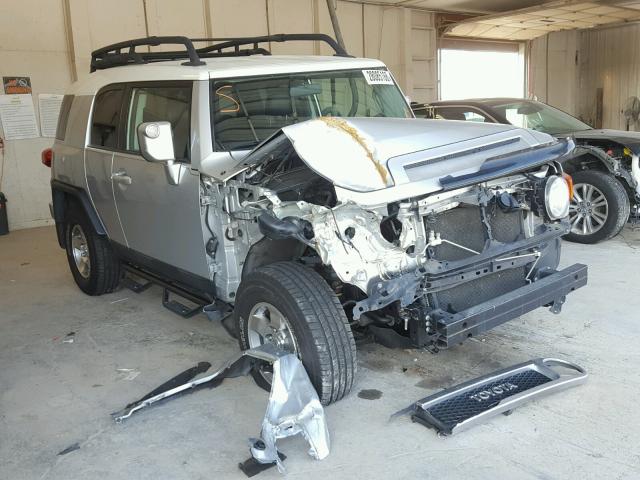 JTEBU11F18K019366 - 2008 TOYOTA FJ CRUISER SILVER photo 1