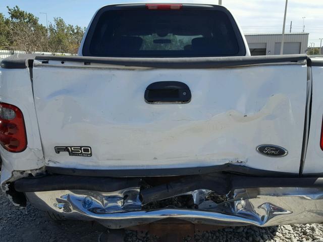 1FTRW07L13KD14349 - 2003 FORD F150 SUPER WHITE photo 9