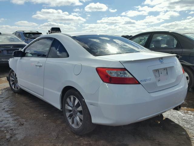 2HGFG129X9H514245 - 2009 HONDA CIVIC EXL WHITE photo 3