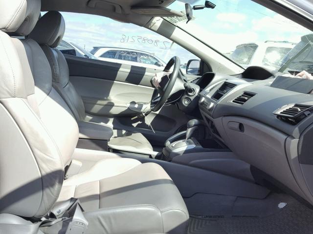 2HGFG129X9H514245 - 2009 HONDA CIVIC EXL WHITE photo 5