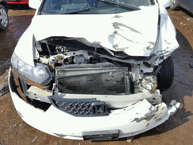 2HGFG129X9H514245 - 2009 HONDA CIVIC EXL WHITE photo 7