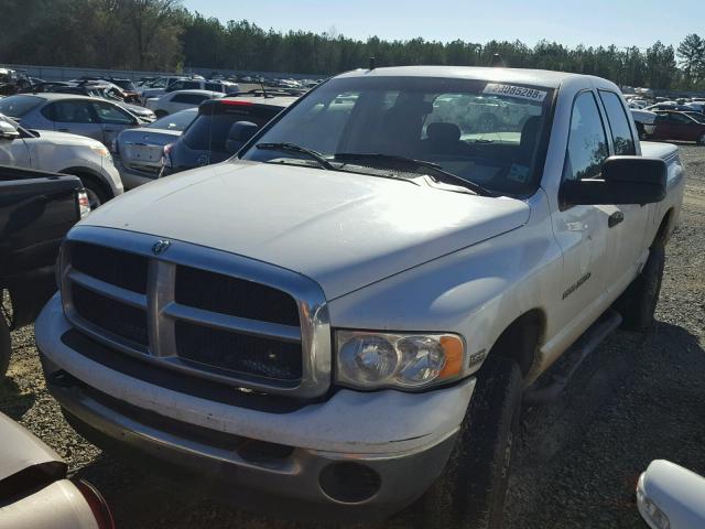 3D7KS28D35G769123 - 2005 DODGE RAM 2500 S WHITE photo 2