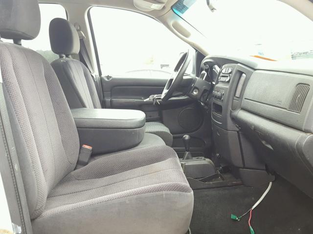 3D7KS28D35G769123 - 2005 DODGE RAM 2500 S WHITE photo 5