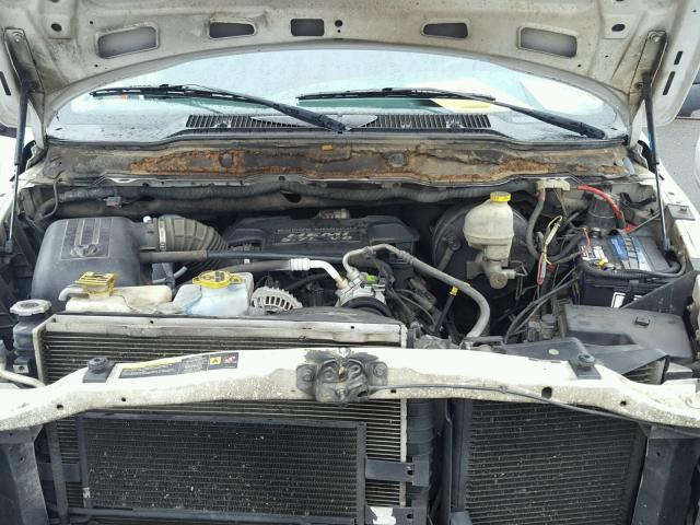 3D7KS28D35G769123 - 2005 DODGE RAM 2500 S WHITE photo 7