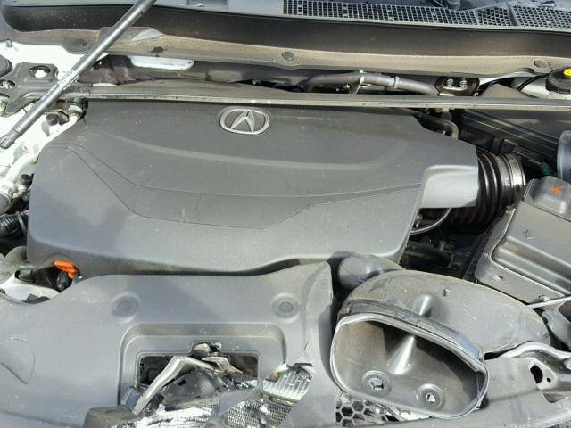 19UUB2F69JA004807 - 2018 ACURA TLX TECH+A WHITE photo 7