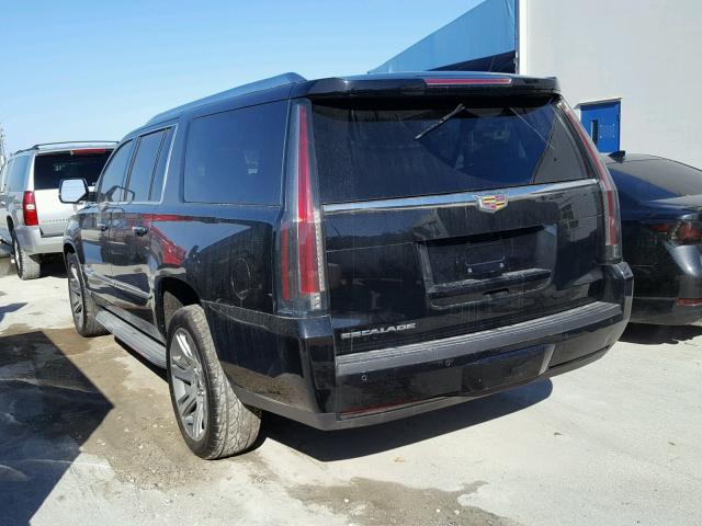 1GYS4HKJ2GR213131 - 2016 CADILLAC ESCALADE E BLACK photo 3