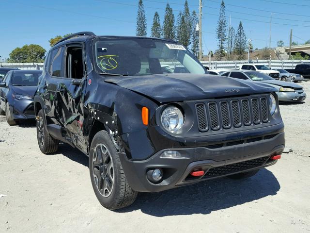 ZACCJBCB8HPE87490 - 2017 JEEP RENEGADE T BLACK photo 1