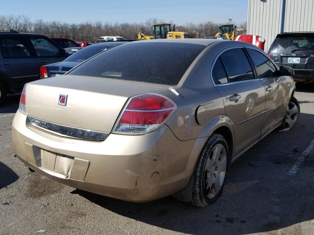 1G8ZS57B98F197503 - 2008 SATURN AURA GOLD photo 4