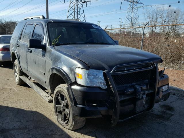 1FMEU75837UB03218 - 2007 FORD EXPLORER L BLACK photo 1
