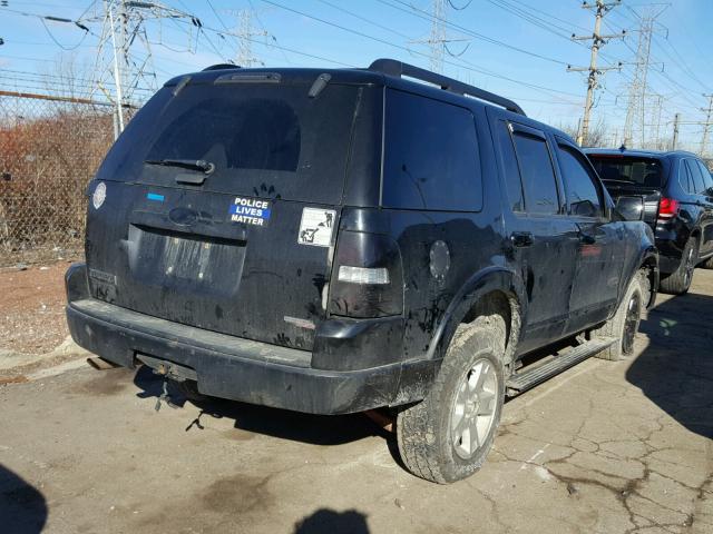 1FMEU75837UB03218 - 2007 FORD EXPLORER L BLACK photo 4