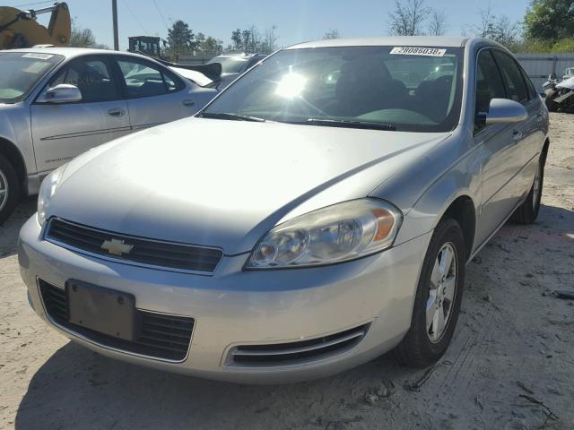 2G1WT58K279324127 - 2007 CHEVROLET IMPALA LT SILVER photo 2