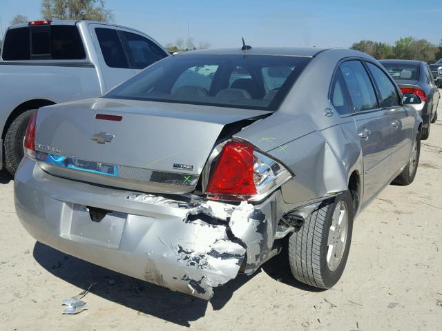 2G1WT58K279324127 - 2007 CHEVROLET IMPALA LT SILVER photo 4