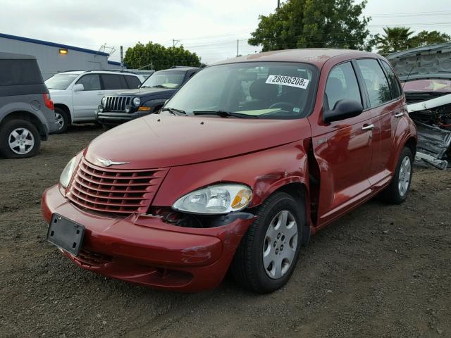 3C4FY58B95T583197 - 2005 CHRYSLER PT CRUISER RED photo 2