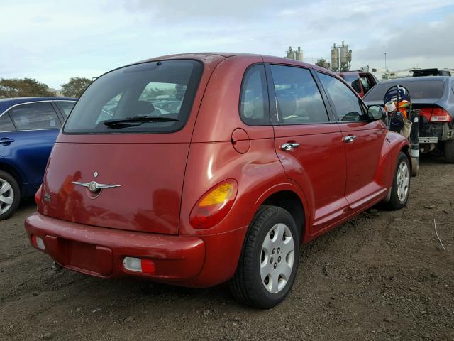 3C4FY58B95T583197 - 2005 CHRYSLER PT CRUISER RED photo 4